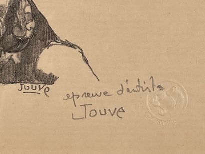 null Paul JOUVE (1878-1973)
Royal eagle.
Original lithograph, black print. Artist's...