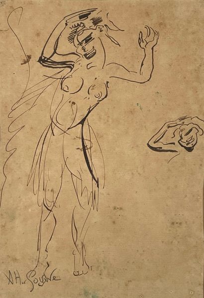 null Adriaan Herman GOUWE (1875-1965)
The dancer.
Ink on paper signed lower left.
View...