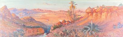 null Constant LOUCHE (1880-1965)
The valley.
Oil on canvas signed lower right.
33...