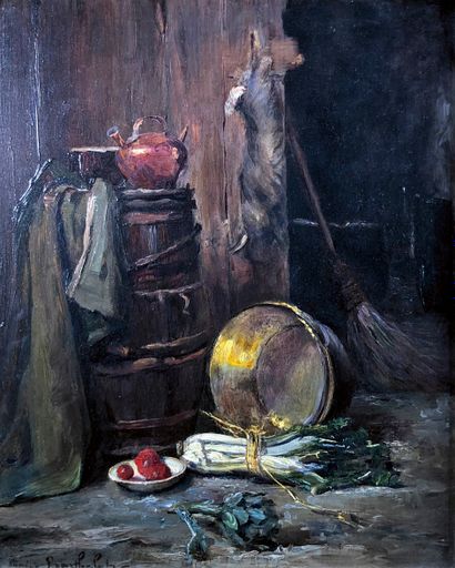 Marius BARTHALOT (1861-1955)
Dans l'office.
Oil...