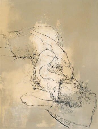 Jean -Leon JANSEM (1920 - ?) Femme allongée. Lithographie numérotée 83/120 en bas...
