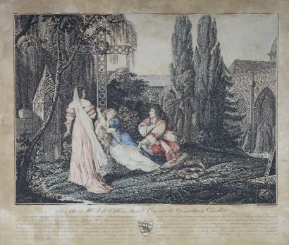Horace VERNET (1789-1863) et LE GRAND Episodes de la vie de Louis XIV. Série de huit...