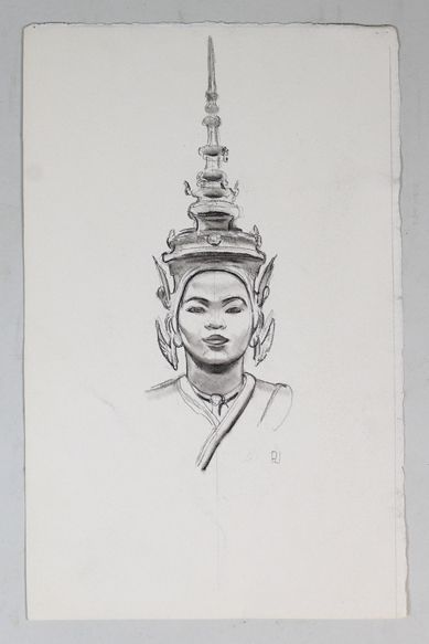 Paul JOUVE Un pélerin d'Angkor, de Pierre Loti, illustré par Paul Jouve. Édité à...