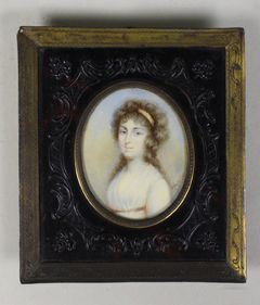 André Léon Larue MANSION (1785 ? c.1840) 
Portrait d'élégante (Princesse Marie de...