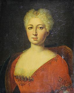 École FRANÇAISE de la fin du XVIIIe siècle 
Portrait de femme de qualité.
Huile sur...