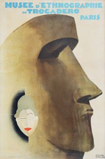 Paul COLIN (1892 - 1985) Musée d'ethnographie du Trocadéro, Paris.
Affiche imprimée...