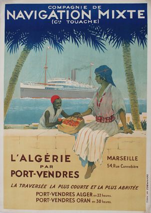Affiches entoilées Compagnie Algérienne, Maurice ROMBERG de VAUCORBEIL
120 x 80 300/400
Compagnie...