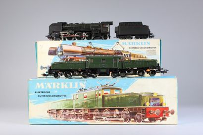 MARKLIN « HO » Motrice électrique « CROCODILE » verte, réf. 3015 (bo) – locomotive...
