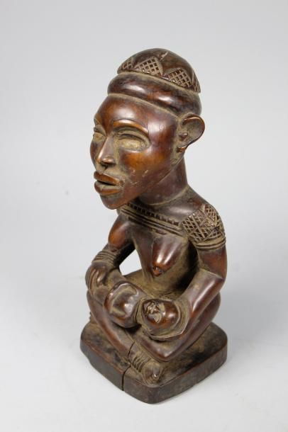 null Maternité, RDC, Yombé, vers 1920. haut.: 26 cm