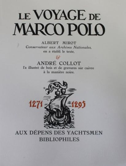 null Le voyage de Marco Polo par Albert Mirot. Ill. d'André Collot. Les yachtsmen...