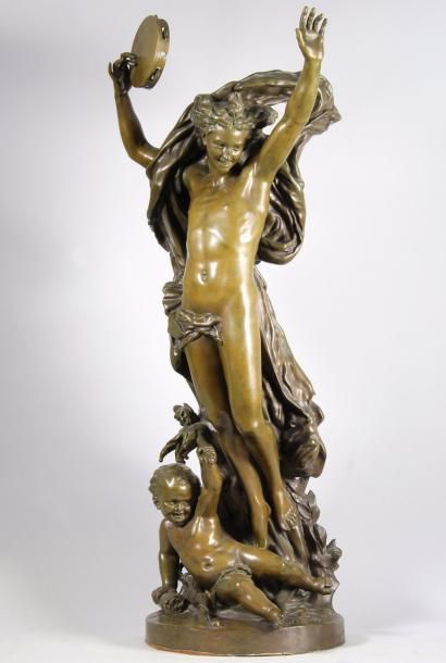 Jean-Baptiste Carpeaux (1827 - 1875) 
La Danse, 1872.
Epreuve en bronze à patine...