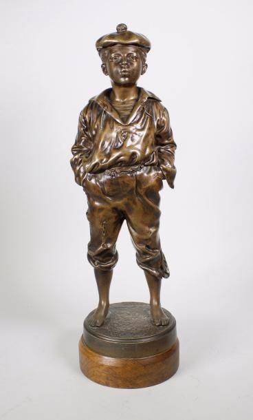 Vlaclav SZCZEBLEWESKY (1875-1900) 
Mousse de la marine russe.
Epreuve en bronze à...