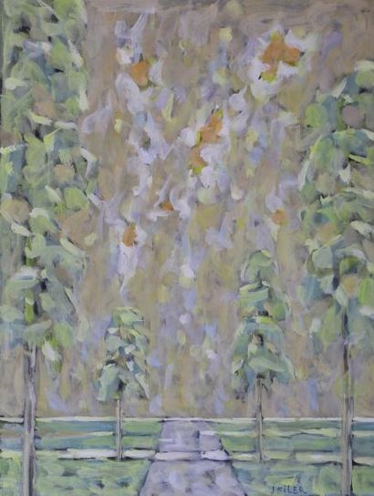 Hans SEILER (1907 - 1986) Les arbres.
Gouache signée en bas à droite.
33 x 25 cm...
