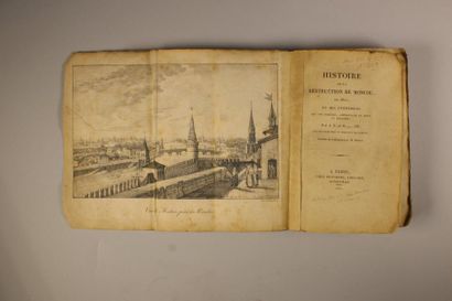 null Histoire de la destruction de Moscou en 1812. Paris, Ponthieu, 1822. In-8, broché....