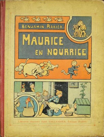 Benjamin RABIER Gédéon se marie. Librairie Garnier Frères 1934. Rehaussé d'un croquis...