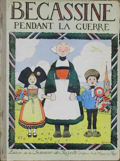 J.-P. PINCHON 18 aventures de Bécassine: - Bécassine nourrice 1922. Bon état. IN-4...