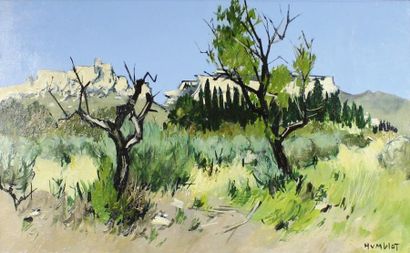 Robert HUMBLOT (1907 - 1962) Paysage de Provence.
Huile sur toile signée en bas à...