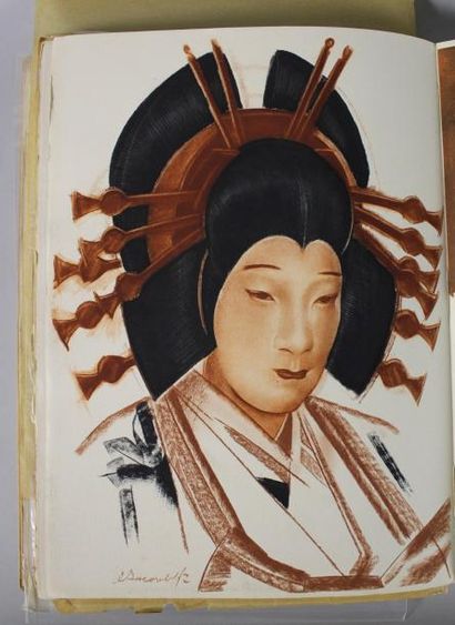 Alexander Evgenevich IACOVLEFF (1887-1938) et ELISSEEFF. Le théâtre japonais. Kabuki....