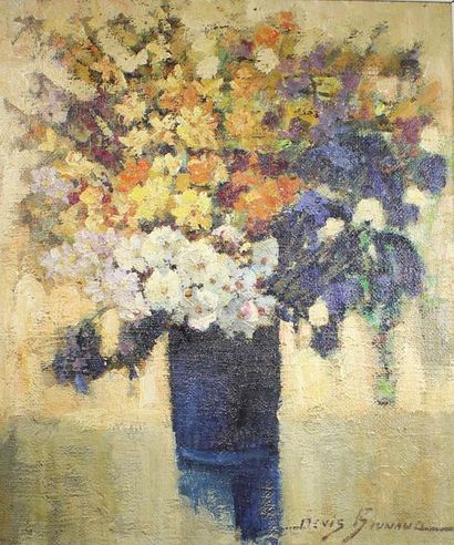 Denis BRUNAUD (1903 - 1985) Le bouquet de fleurs.
Huile sur toile signée en bas à...