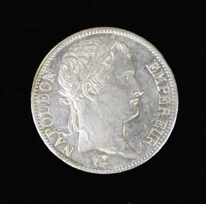 null Une pièce de cinq francs en argent Napoléon I. 1811.