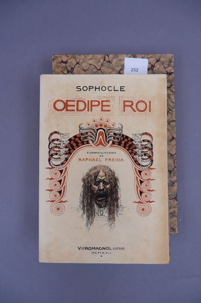 SOPHOCLE. Œdipe Roi. Paris, Romagnol, 1922....