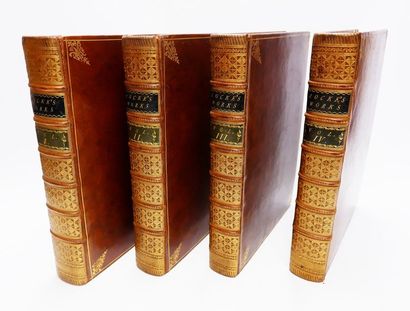 null John LOCKE. The Works… Londres, Woodfall, Millar, Beecroft, 1768. 4 volumes...