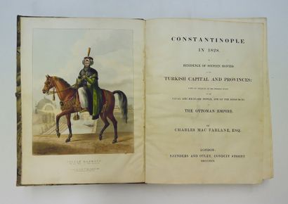null Charles MAC FARLANE. Constantinople in 1828. A residence of sixteen month in...