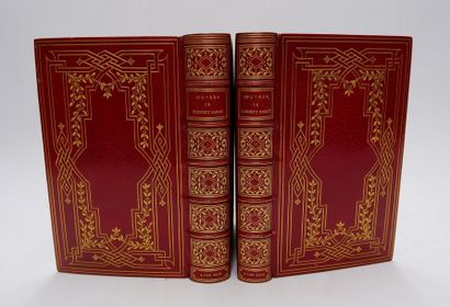 null Clément MAROT. Œuvres. Lyon, Scheuring, 1869-1870. 2 volumes in-8, maroquin...