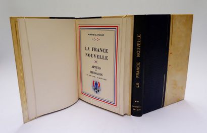 null Maréchal PÉTAIN. La France nouvelle. Appels et Messages 17 juin 1940 – 17 juin...
