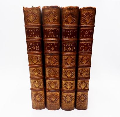 null Pierre BAYLE. Dictionnaire historique et critique. Amsterdam, Leyde, Brunel,...