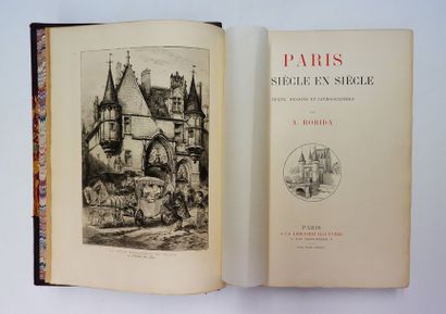 null Albert ROBIDA. Paris de siècle en siècle. Paris, Librairie illustrée, s.d. (vers...