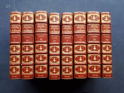 null Pierre de RONSARD. Œuvres complètes. Paris, Lemerre, 1914-1919. 8 volumes in-8,...