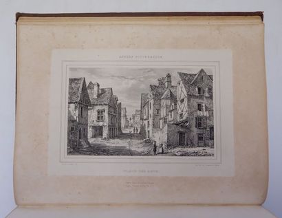 null TARDIF-DESVAUX. Angers pittoresque. Angers, Cosnier et Lachèse, 1843. Grand...