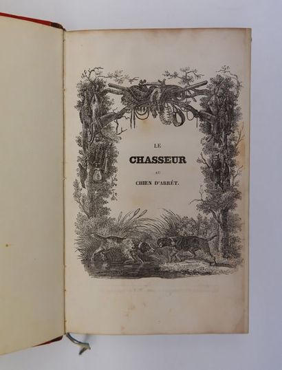 null Elzéar BLAZE. Le Chasseur au chien d’arrêt. Paris, Barba, 1839. In-8, demi-maroquin...