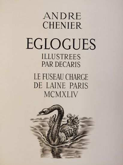 André CHENIER. Eglogues. Paris, Le Fuseau...