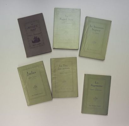 null EDITIONS ORIGINALES MODERNES. Paris, Grasset, Laffont. 6 volumes in-12, brochés....