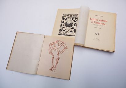 null Remy de GOURMONT. Lettres intimes à l’amazone. Paris, La Centaine, 1926. 2 volumes...