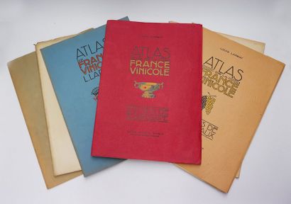 null Louis LARMAT. Atlas de la France vinicole. Paris, l’auteur, 1941... 5 fascicules...