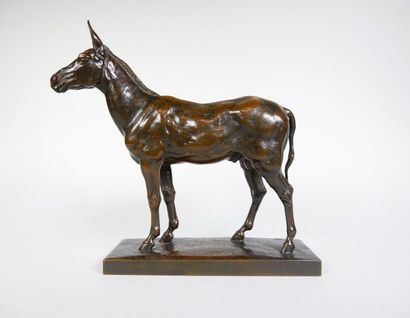 null Antoine-Louis BARYE (1795-1875)
Hemione.
Epreuve en bronze à belle patine brun...