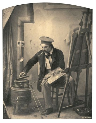 Marie-Alexandre [Menut] ALOPHE (Paris 1812-1883) Fantaisies photographiques. Collection...