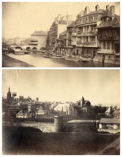 MARCHAND (militaire en garnison à Metz) Metz, album de 32 photographies dont 9 formant...