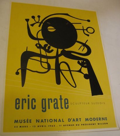 GRATE Eric, 1896-1983 Sculpteur suédois, Musée national d'art Moderne, Paris, 1963,...
