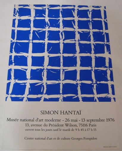 HANTAÏ Simon, 1922-2008, Musée National d'Art Moderne, 1976 sérigraphie Besson 78...