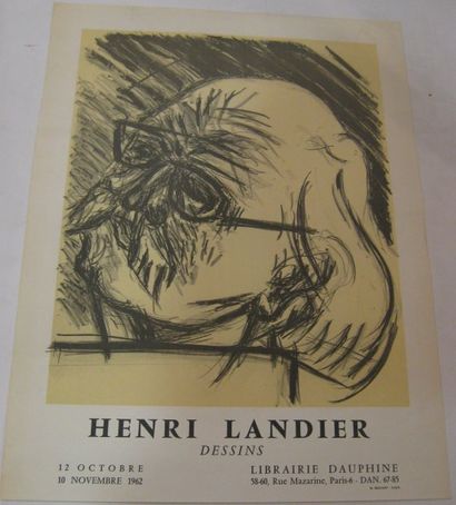 LANDIER Henri , né en 1935 Dessins, Edmond Rostand, Librairie Dauphine, Paris, 1962,...