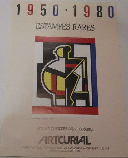 LEGER Fernand, d'après Estampes rares, Artcurial, 1980, 580 x 400 mm. Etat A