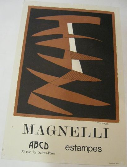 MAGNELLI Alberto , 1888-1971, et MANESSE ABCD Estampes, Paris, Circa 1970, Lithographie...