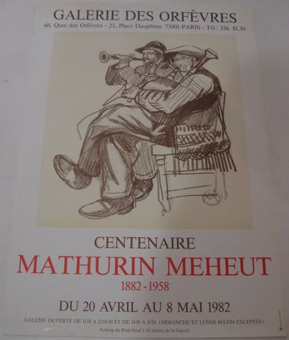 MÉHEUT Mathurin , 1882-1958 Centenaire, Galerie des Orfèvres, Paris, 1982, 688 x...