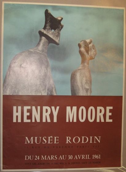 MOORE Henry, 1898-1986 Musée Rodin, Paris, 1961, Les Presses Artistiques, Paris,...