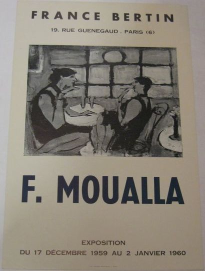MOUALLA Fikret, 1903-1967 Galerie France Bertin, Paris 1959, Les Presses Artistiques,...