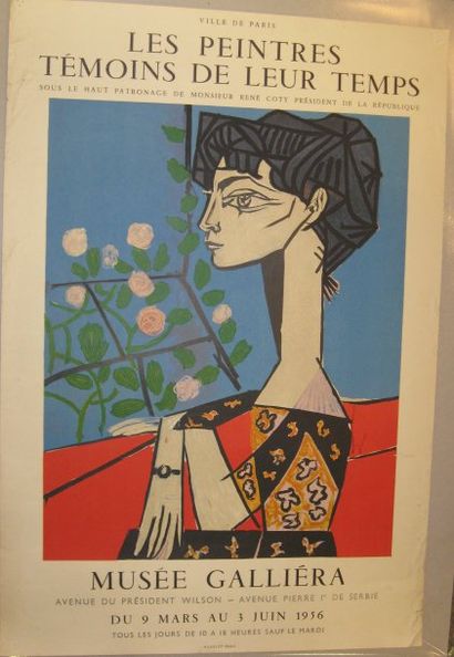 PICASSO Pablo,1881-1973, Les Peintres témoins de leur temps, Madame Z, Musée Galliéra,...